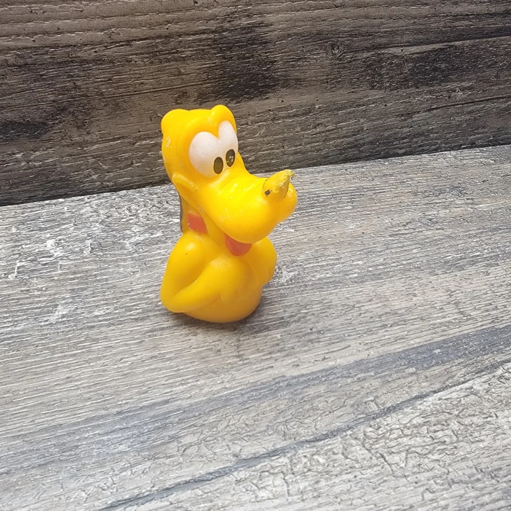Vintage Disney PLUTO Dog Rubber Finger Puppet Toy Taiwan 3